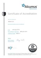 Alcumus SafeContractor certificate